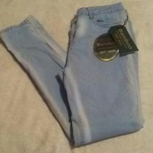 Bamboo Jeans acid washed size 15/16